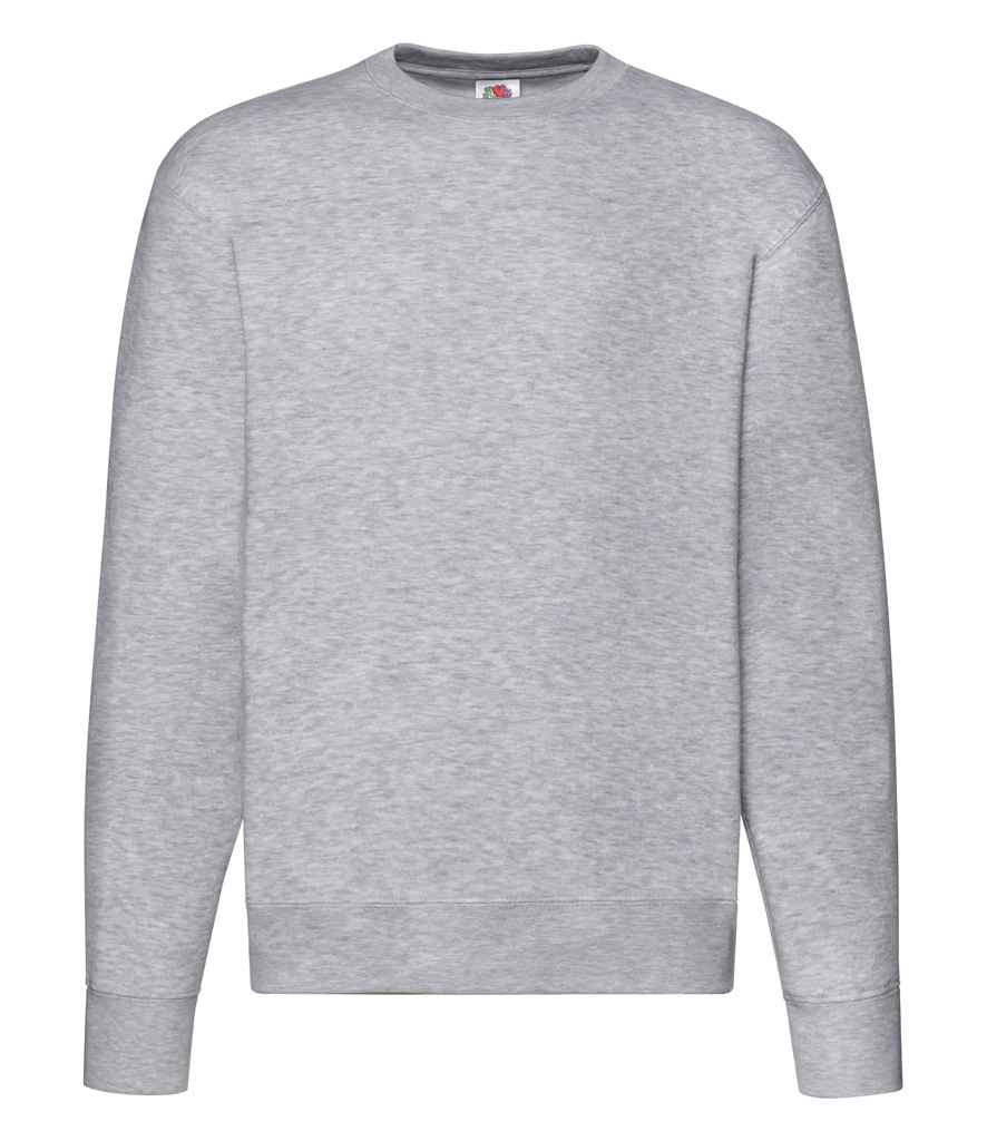 Fruit of the Loom Premium Drop Shoulder Sweatshirt - Heather Grey