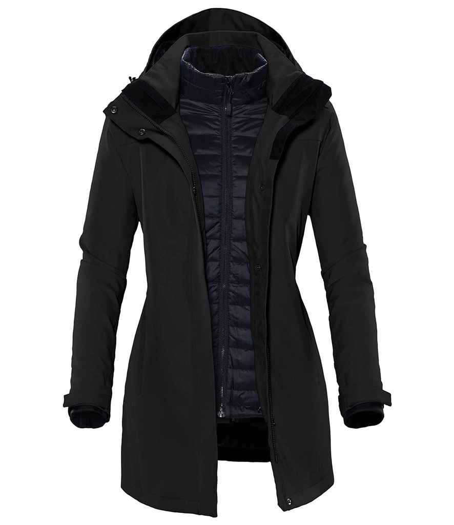 Stormtech Ladies Avalante System 3-in-1 Jacket - Black