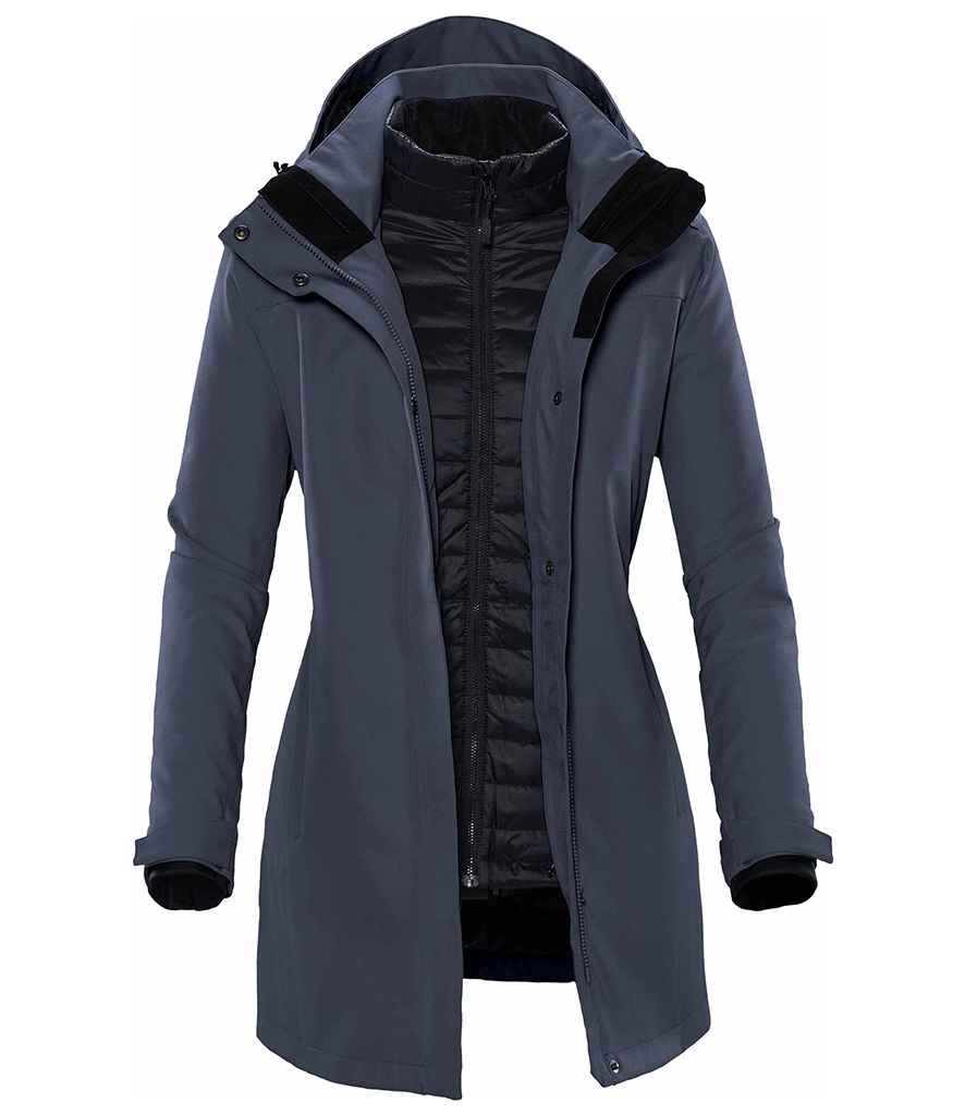 Stormtech Ladies Avalante System 3-in-1 Jacket - Navy Twill