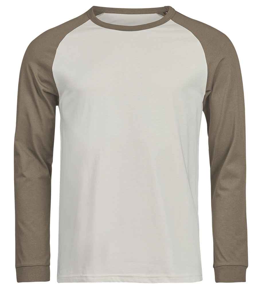 Tee Jays Unlabeled Baseball T-Shirt - Cement/Clay
