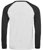 Tee Jays Unlabeled Baseball T-Shirt - White/Black