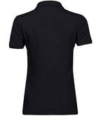 Tee Jays Ladies Heavy Cotton Piqué Polo Shirt - Black