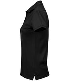 Tee Jays Ladies Heavy Cotton Piqué Polo Shirt - Black
