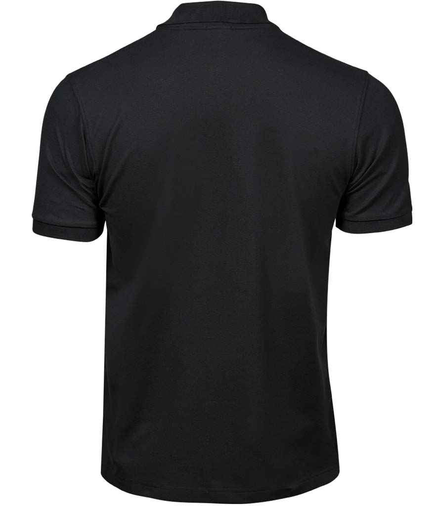 Tee Jays Luxury Stretch Piqué Polo Shirt - Black