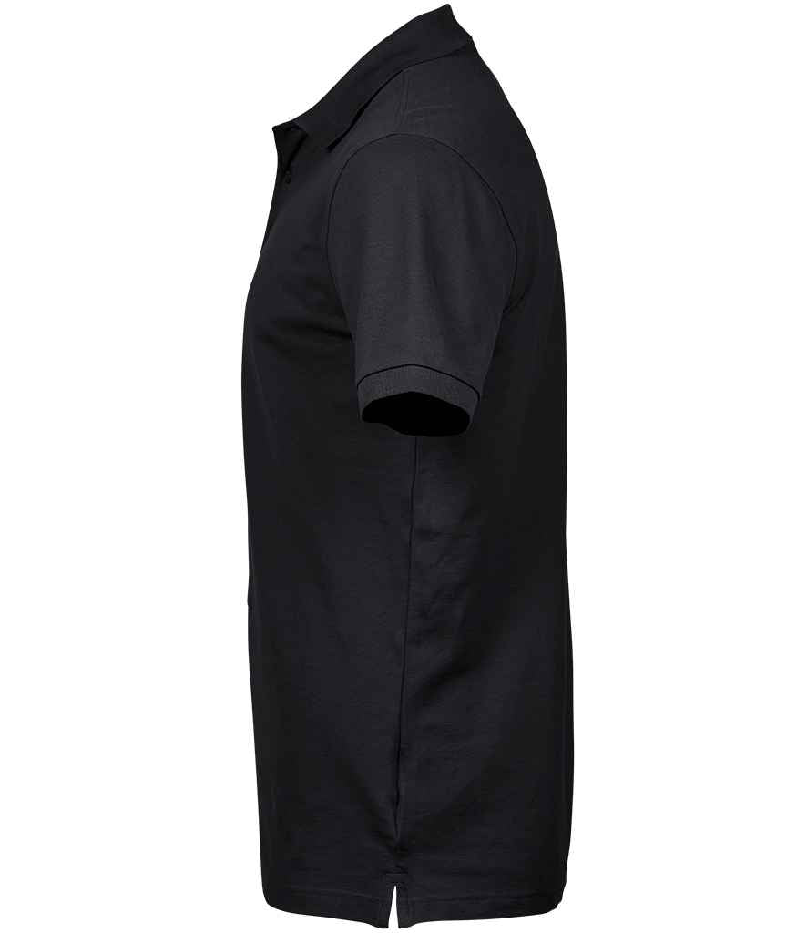 Tee Jays Luxury Stretch Piqué Polo Shirt - Black