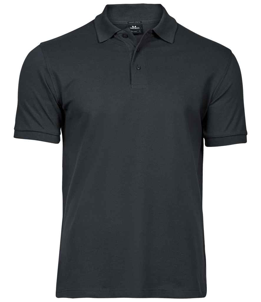 Tee Jays Luxury Stretch Piqué Polo Shirt - Dark Grey