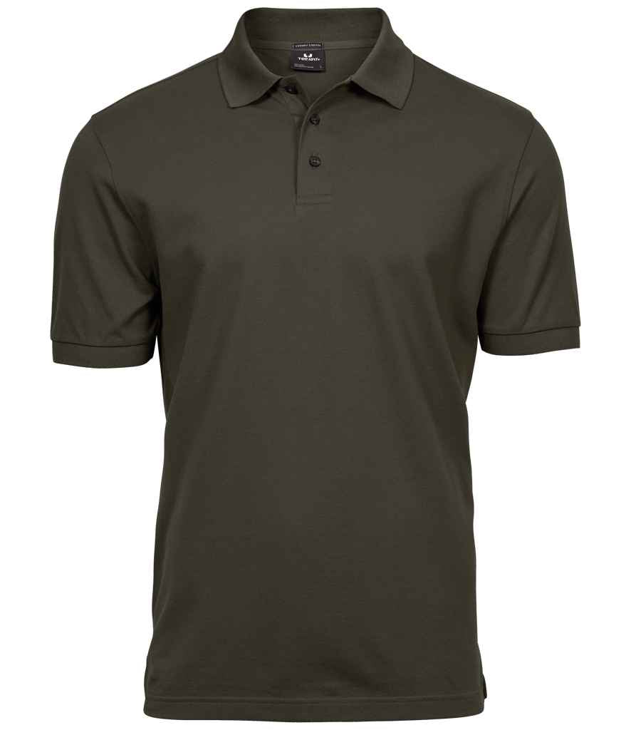 Tee Jays Luxury Stretch Piqué Polo Shirt - Dark Olive