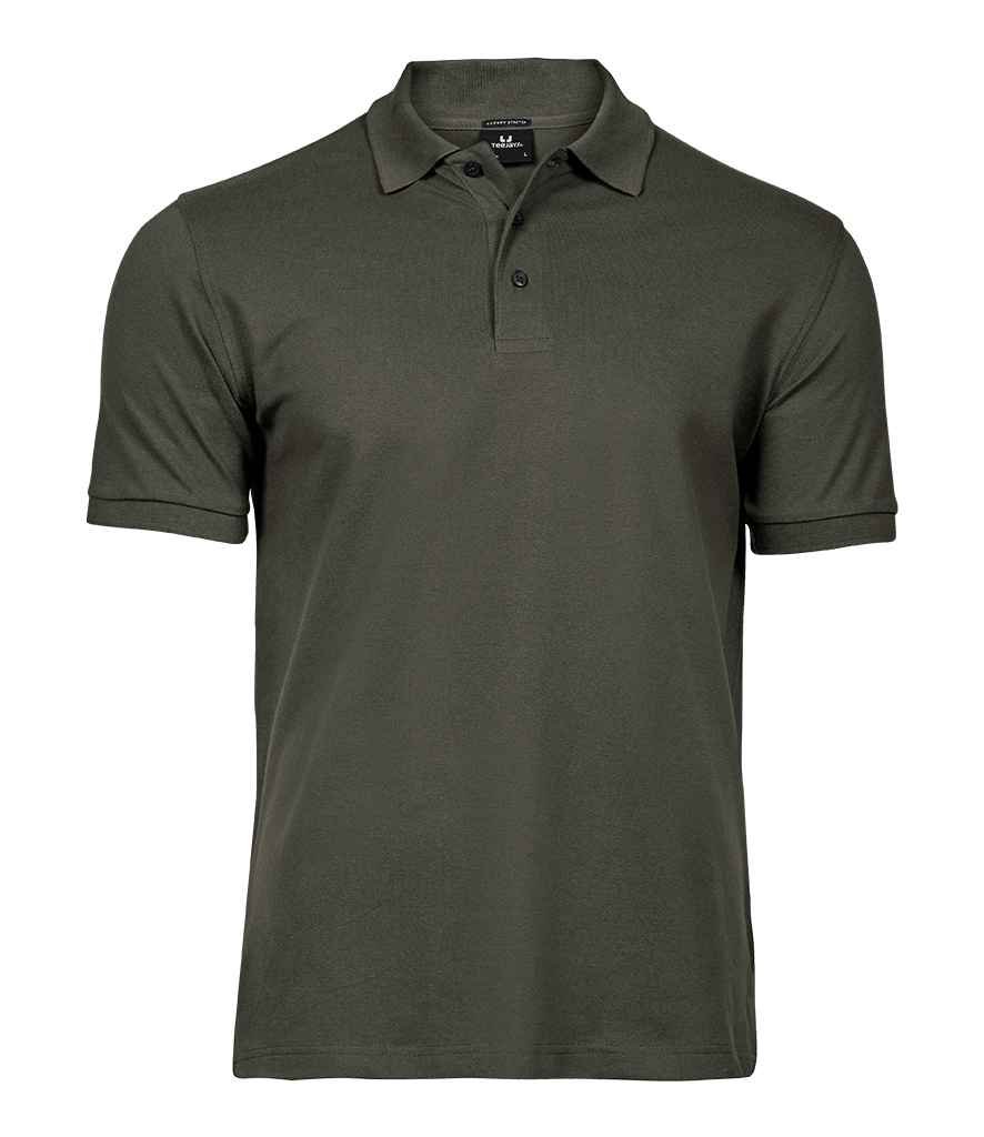 Tee Jays Luxury Stretch Piqué Polo Shirt - Deep Green