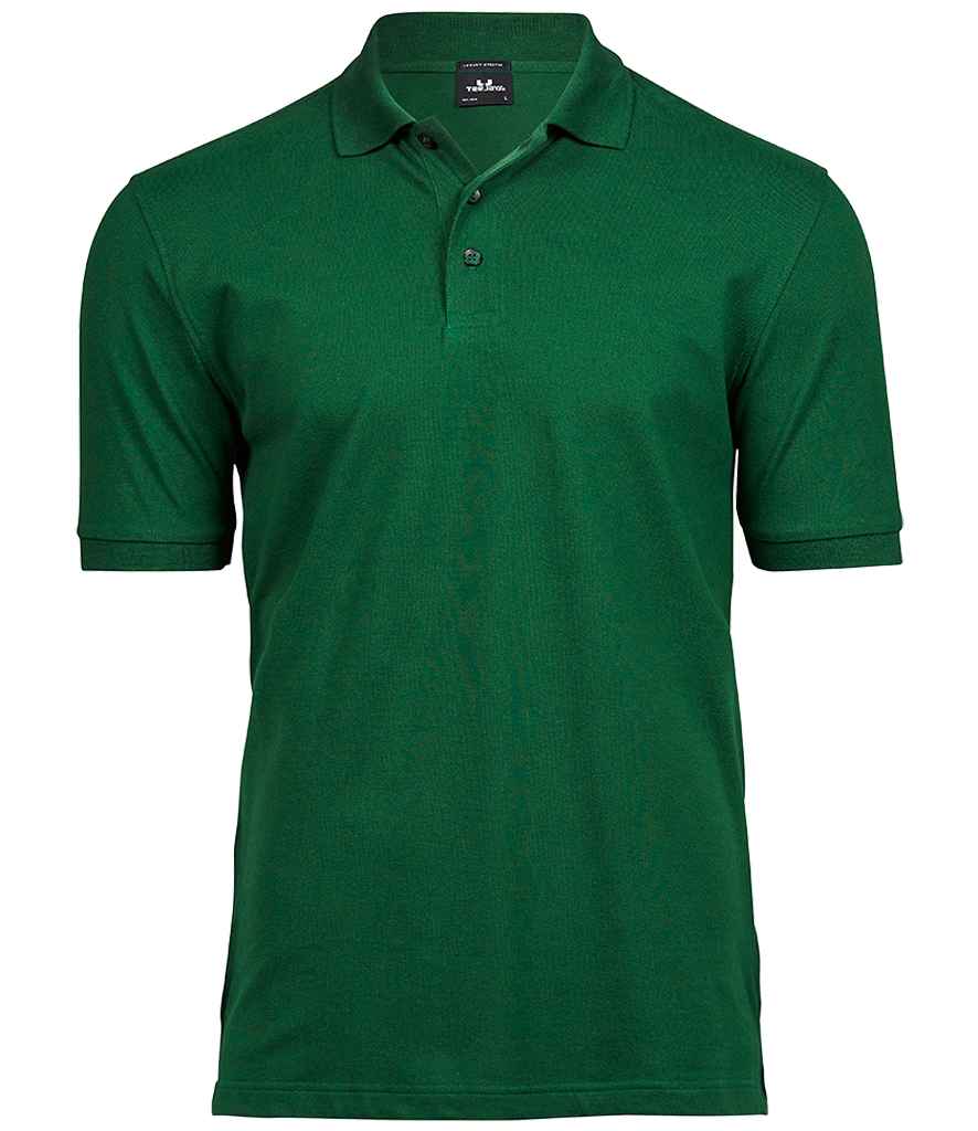 Tee Jays Luxury Stretch Piqué Polo Shirt - Forest Green