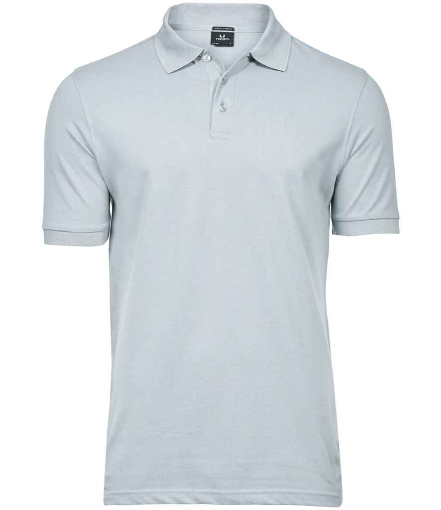 Tee Jays Luxury Stretch Piqué Polo Shirt - Ice Blue