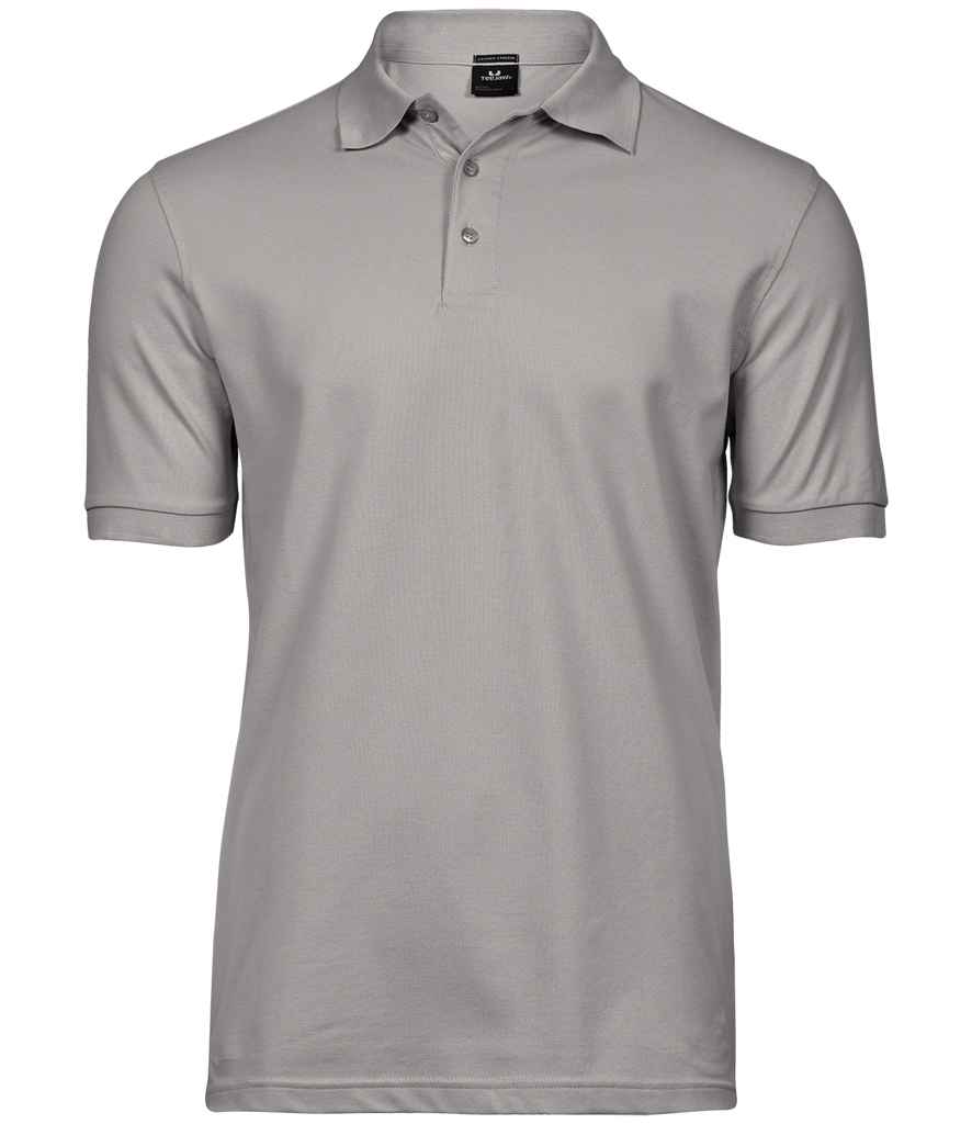 Tee Jays Luxury Stretch Piqué Polo Shirt - Stone