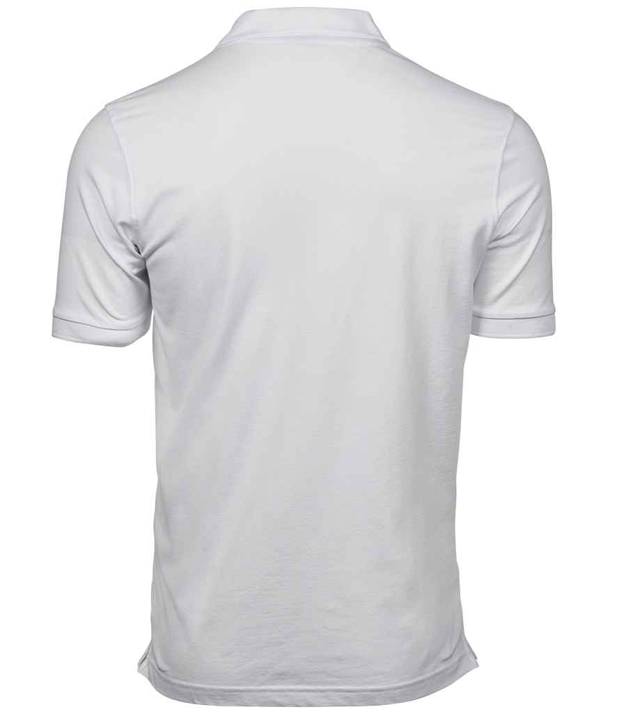 Tee Jays Luxury Stretch Piqué Polo Shirt - White