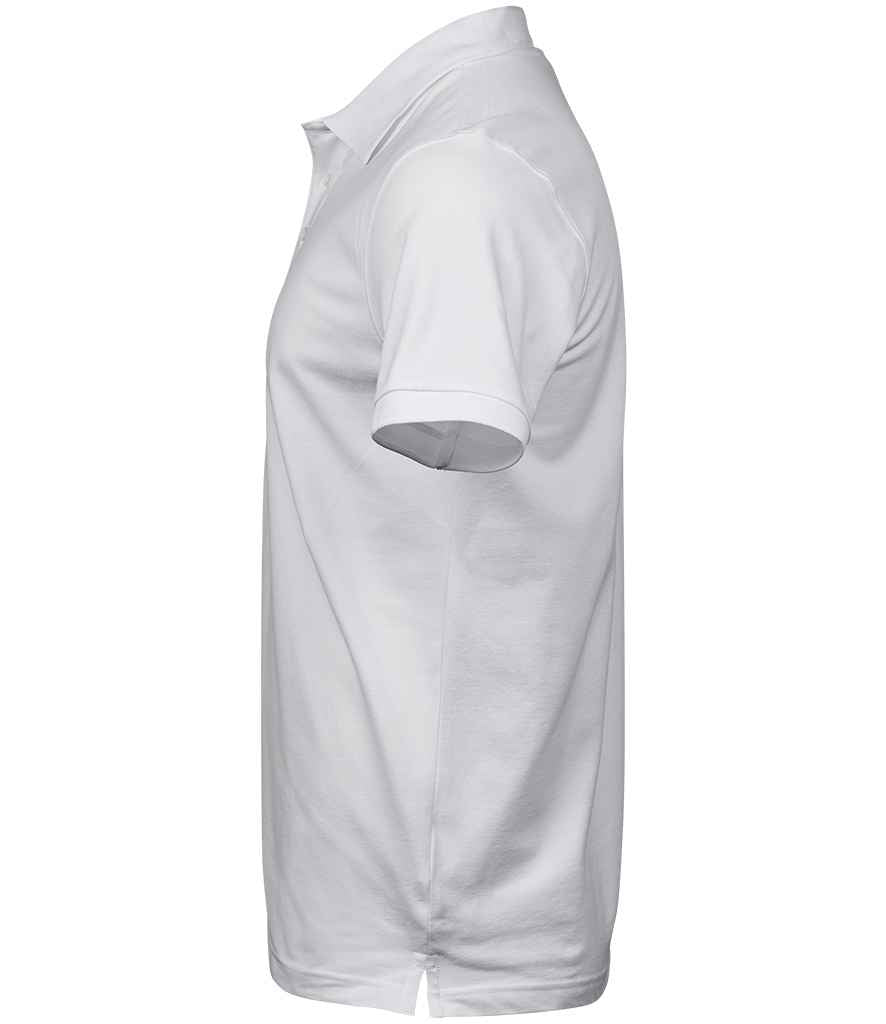 Tee Jays Luxury Stretch Piqué Polo Shirt - White