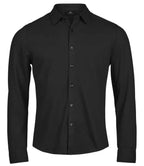 Tee Jays Luxury Stretch Long Sleeve Shirt - Black