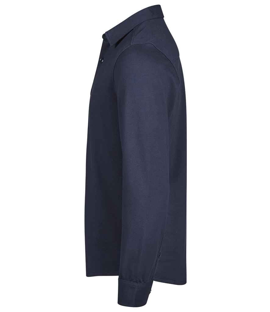 Tee Jays Luxury Stretch Long Sleeve Shirt - Navy