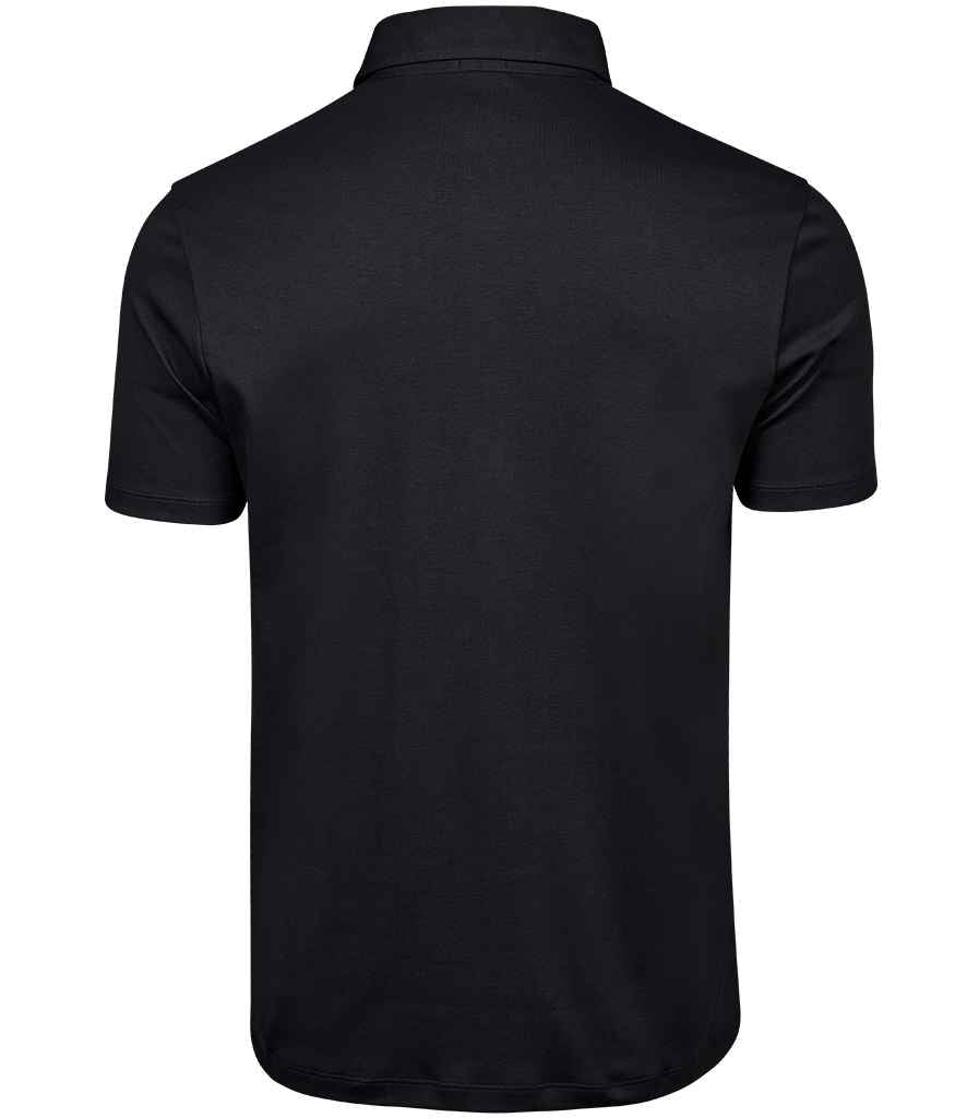 Tee Jays Pima Cotton Interlock Polo Shirt - Black