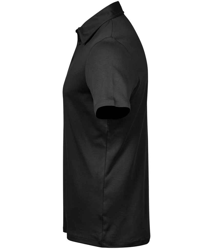 Tee Jays Pima Cotton Interlock Polo Shirt - Black