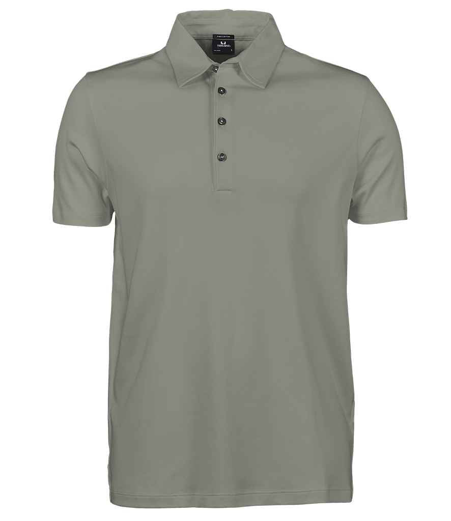 Tee Jays Pima Cotton Interlock Polo Shirt - Sage