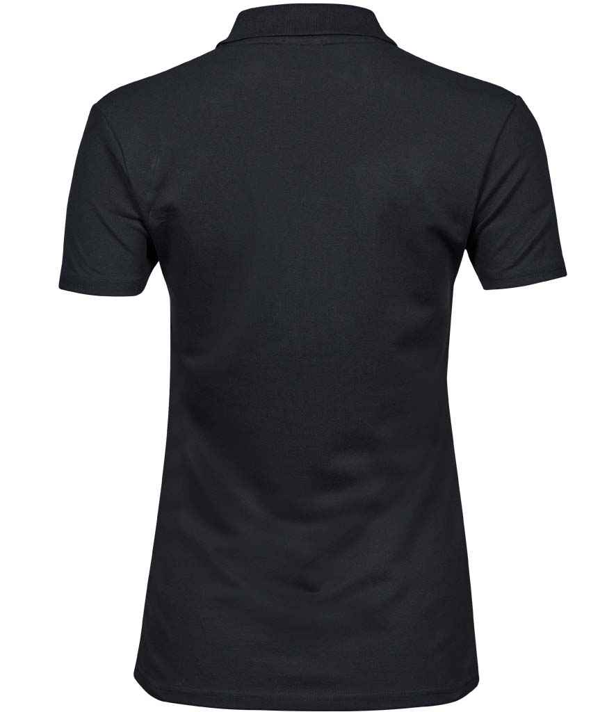 Tee Jays Ladies Luxury Stretch Polo Shirt - Black