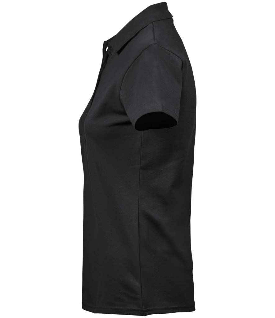 Tee Jays Ladies Luxury Stretch Polo Shirt - Black