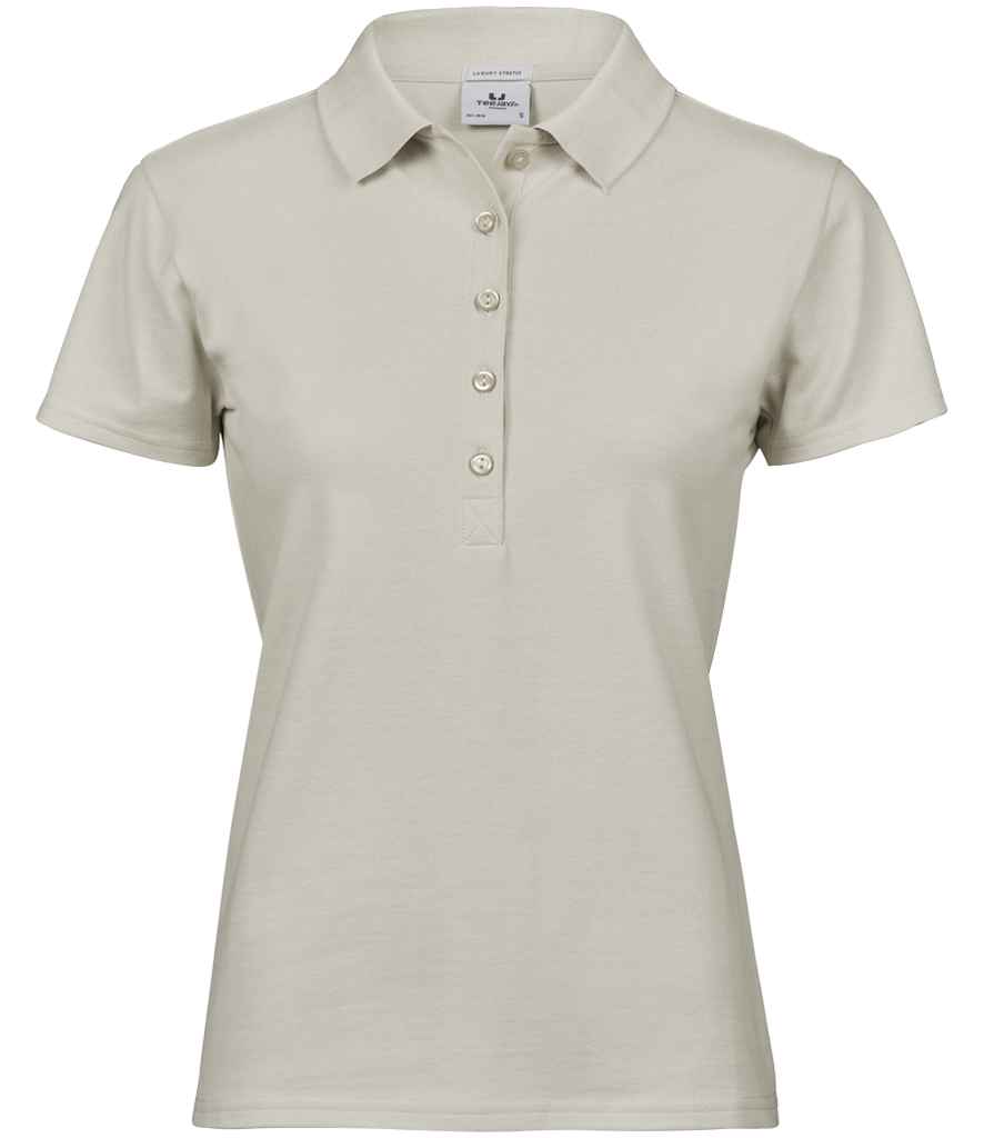Tee Jays Ladies Luxury Stretch Polo Shirt - Cement