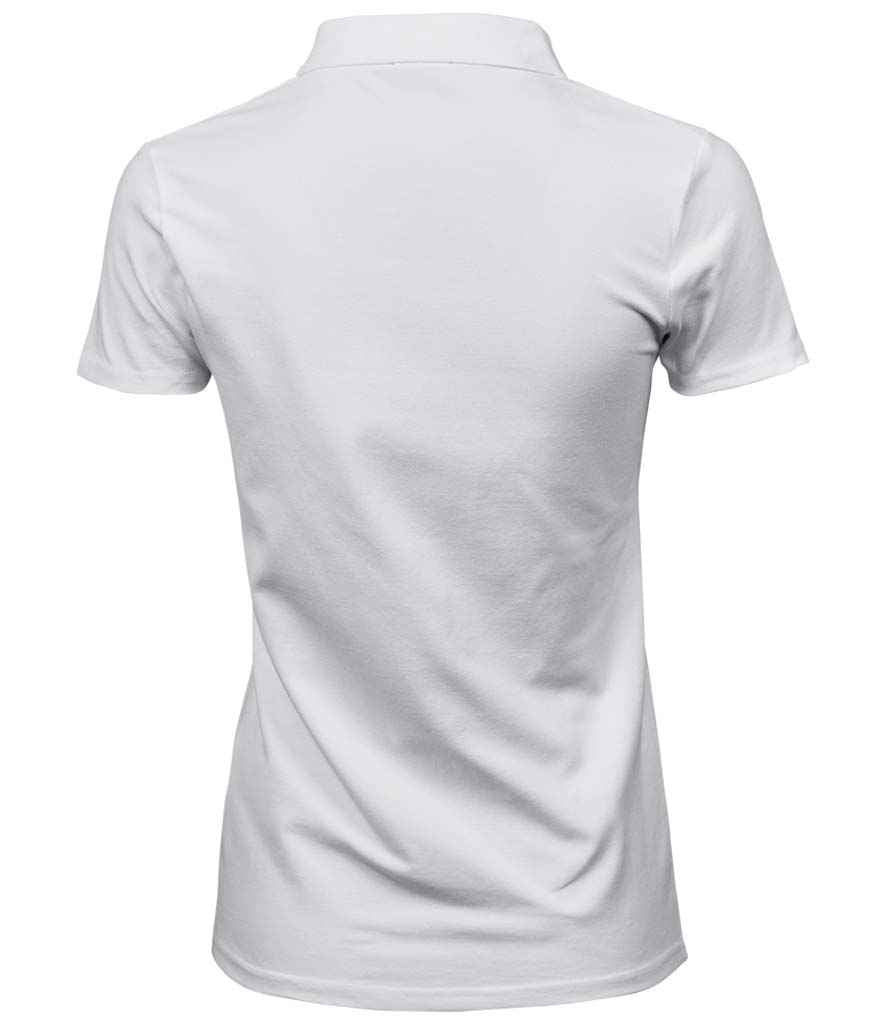 Tee Jays Ladies Luxury Stretch Polo Shirt - White
