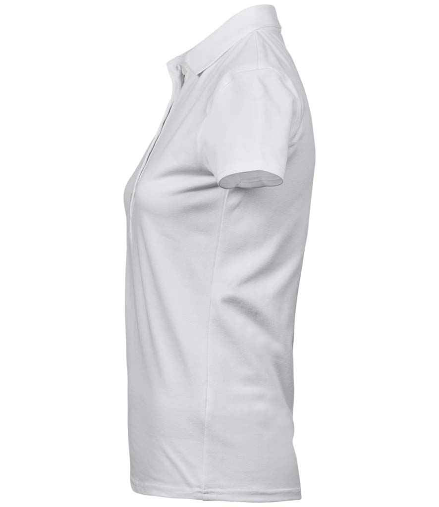 Tee Jays Ladies Luxury Stretch Polo Shirt - White