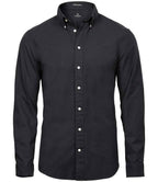 Tee Jays Perfect Long Sleeve Oxford Shirt - Black