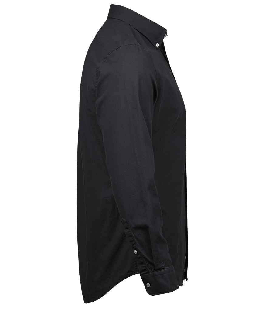 Tee Jays Perfect Long Sleeve Oxford Shirt - Black