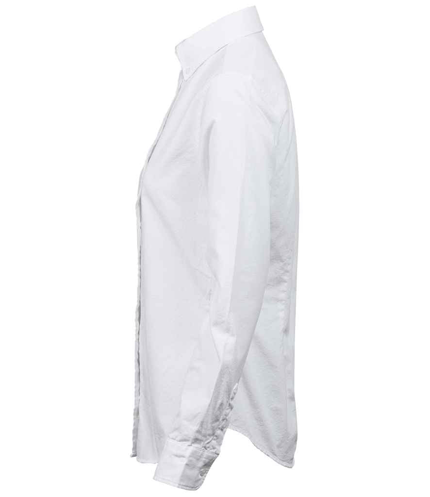 Tee Jays Ladies Perfect Long Sleeve Oxford Shirt - White