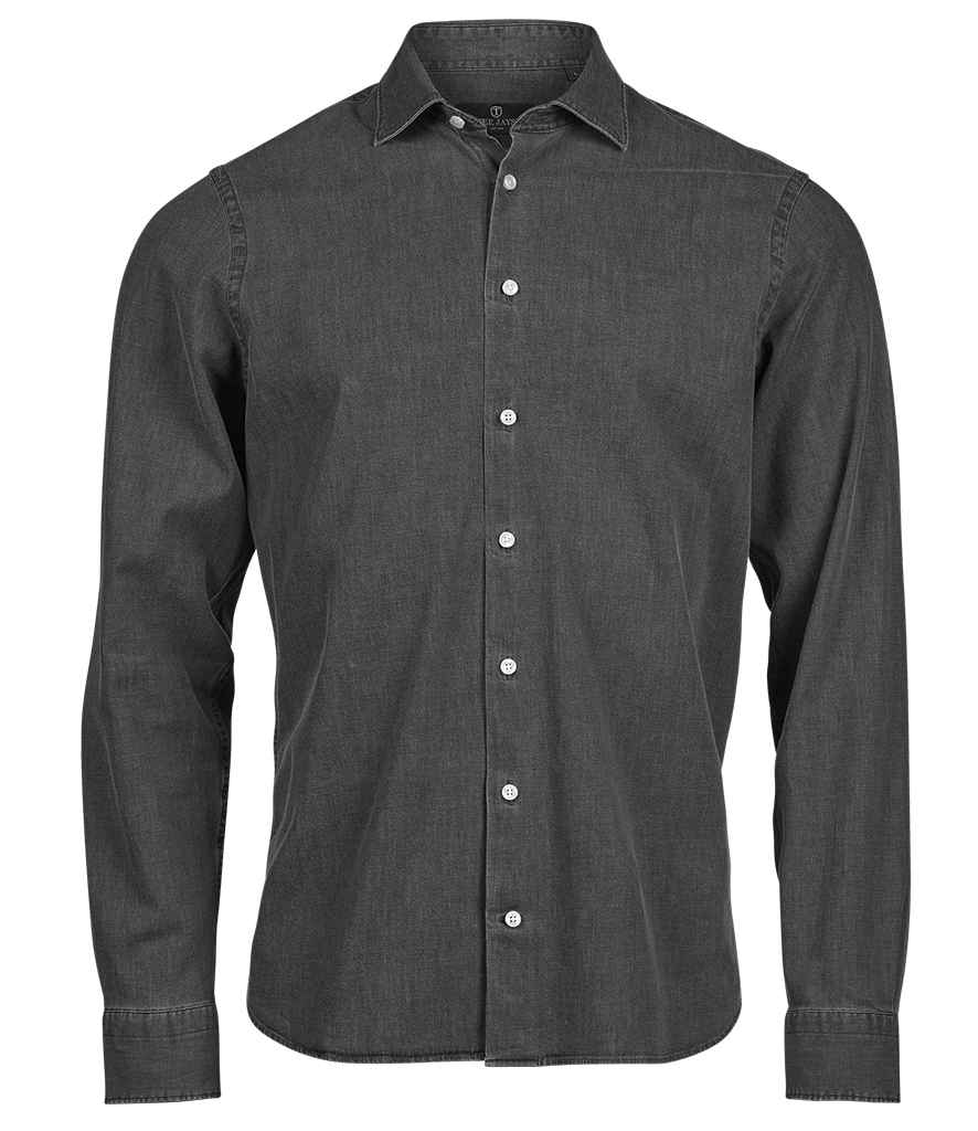 Tee Jays Denim Shirt - Black Denim