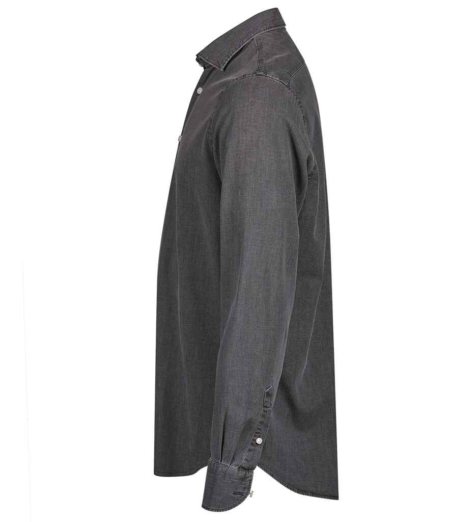 Tee Jays Denim Shirt - Black Denim