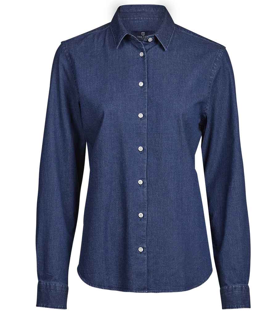 Tee Jays Ladies Denim Shirt - Blue Denim