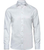 Tee Jays Luxury Slim Fit Long Sleeve Oxford Shirt - White