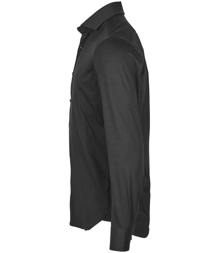 Tee Jays Active Stretch Long Sleeve Shirt - Black