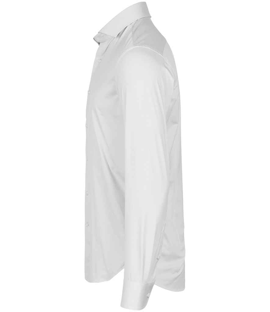 Tee Jays Active Stretch Long Sleeve Shirt - White