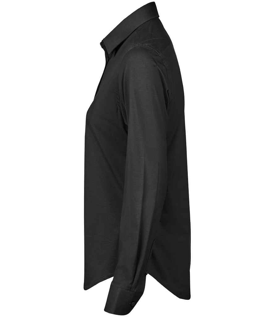 Tee Jays Ladies Active Long Sleeve Stretch Shirt - Black