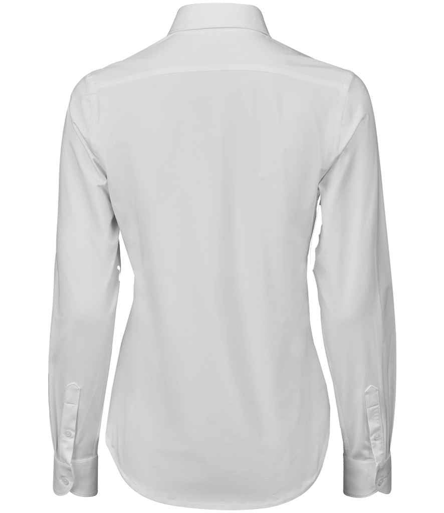 Tee Jays Ladies Active Long Sleeve Stretch Shirt - White