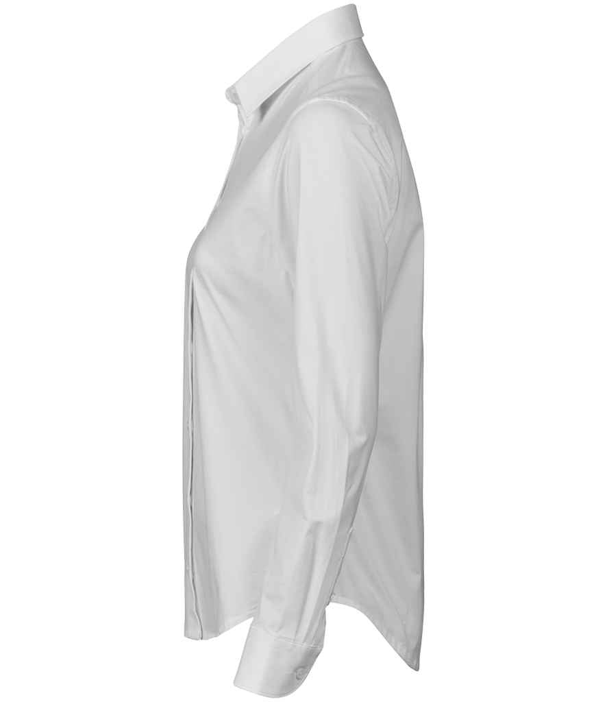 Tee Jays Ladies Active Long Sleeve Stretch Shirt - White