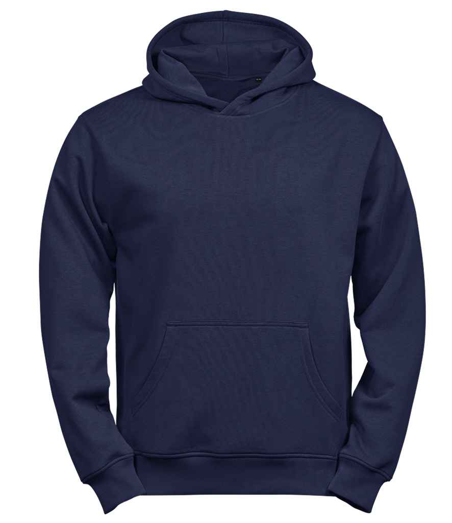 Tee Jays Kids Unlabeled Hooded Sweatshirt - Navy