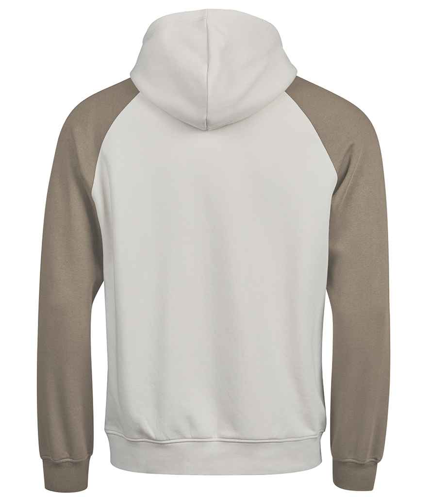 Tee Jays Unlabeled Two-Tone Hooded Sweatshirt - Cement/Clay