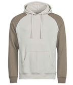 Tee Jays Unlabeled Two-Tone Hooded Sweatshirt - Cement/Clay