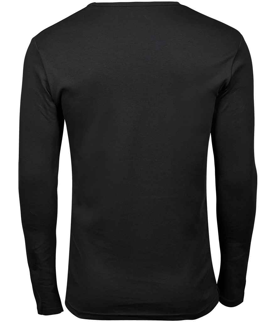 Tee Jays Long Sleeve Interlock T-Shirt - Black