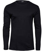 Tee Jays Long Sleeve Interlock T-Shirt - Black