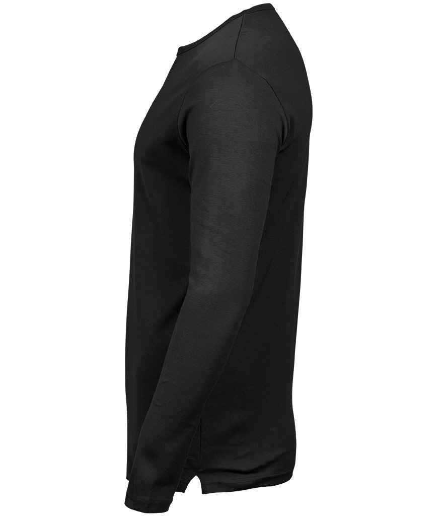 Tee Jays Long Sleeve Interlock T-Shirt - Black