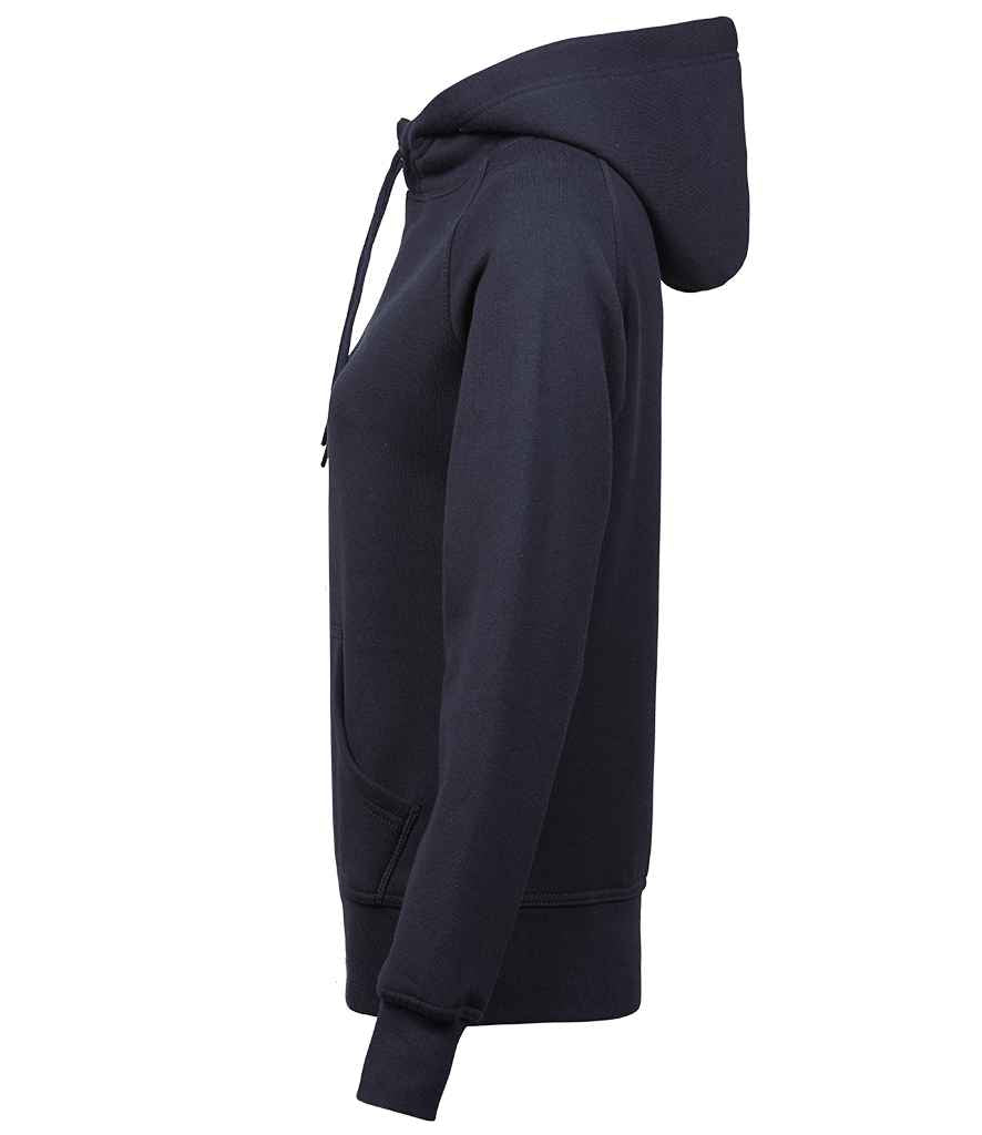 Tee Jays Ladies Raglan Hooded Sweatshirt - Navy