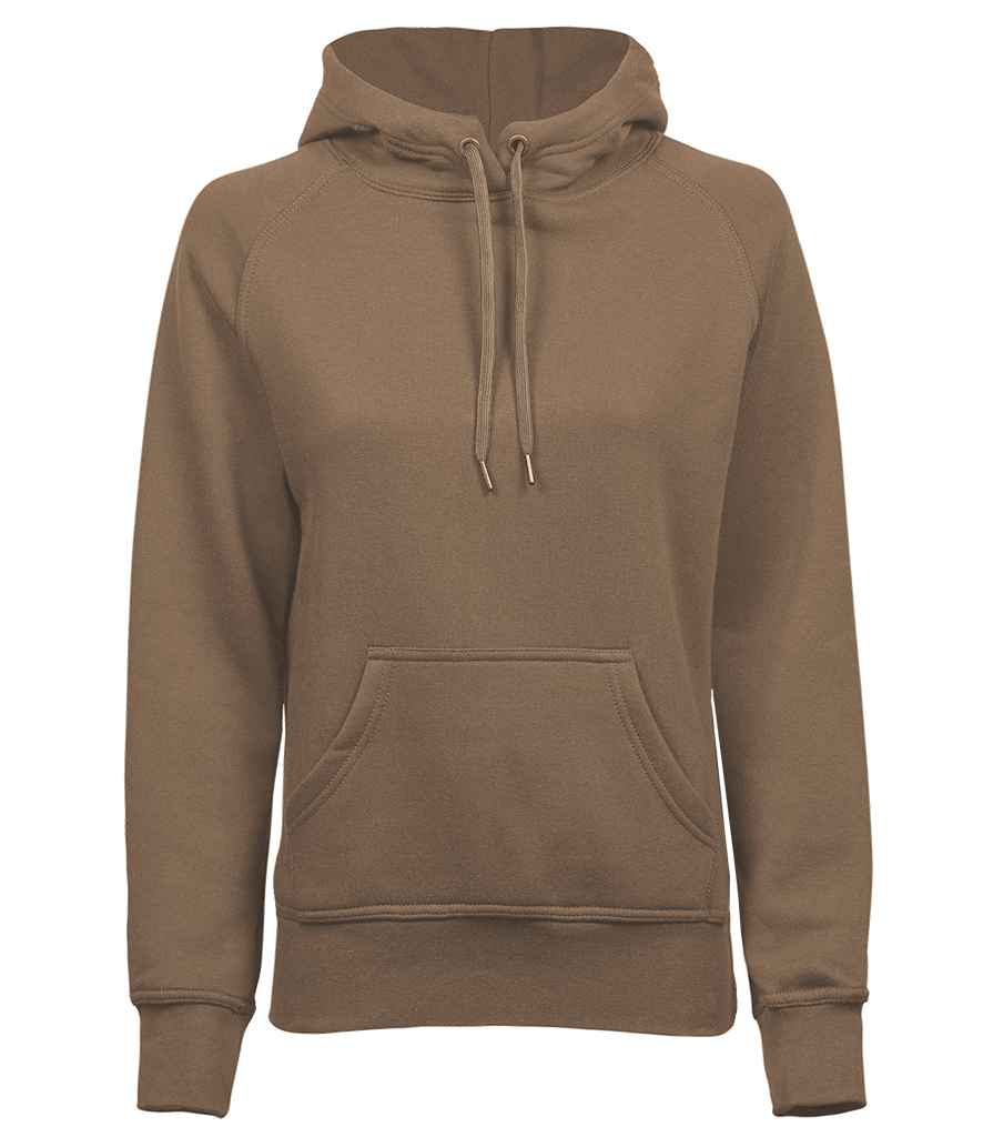 Tee Jays Ladies Raglan Hooded Sweatshirt - Wood
