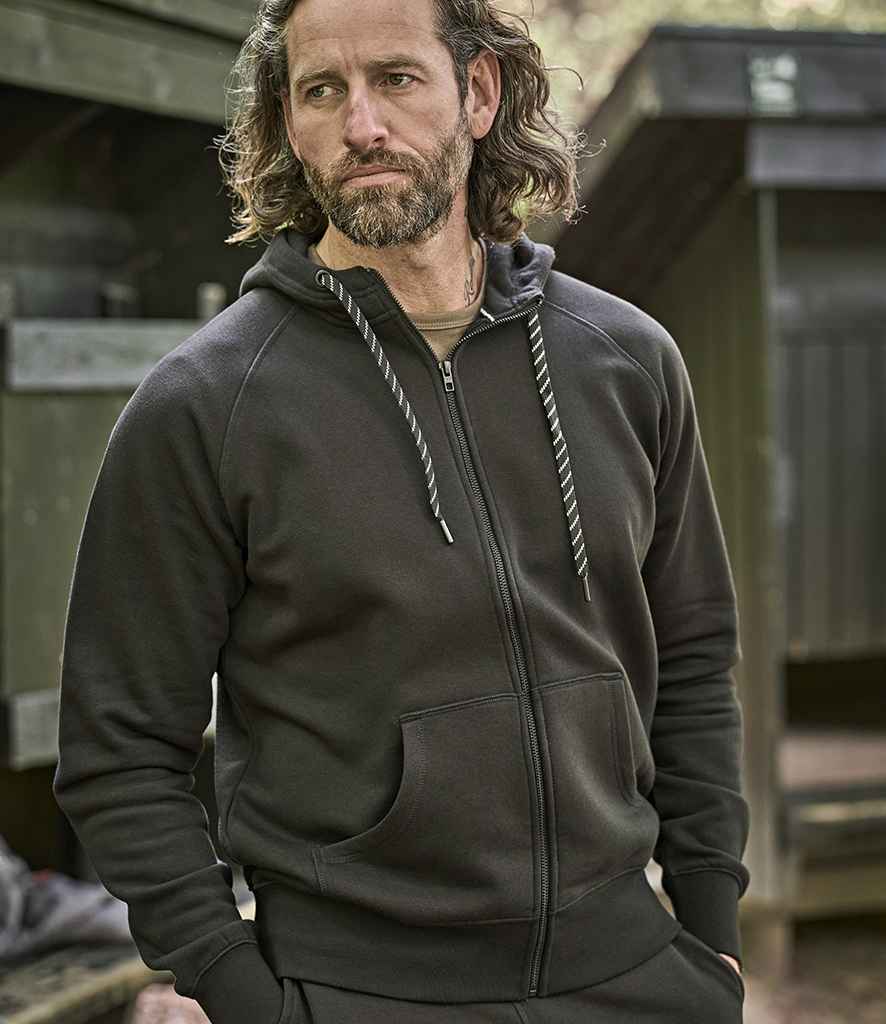 Tee Jays Fashion Zip Hooded Sweatshirt - Black