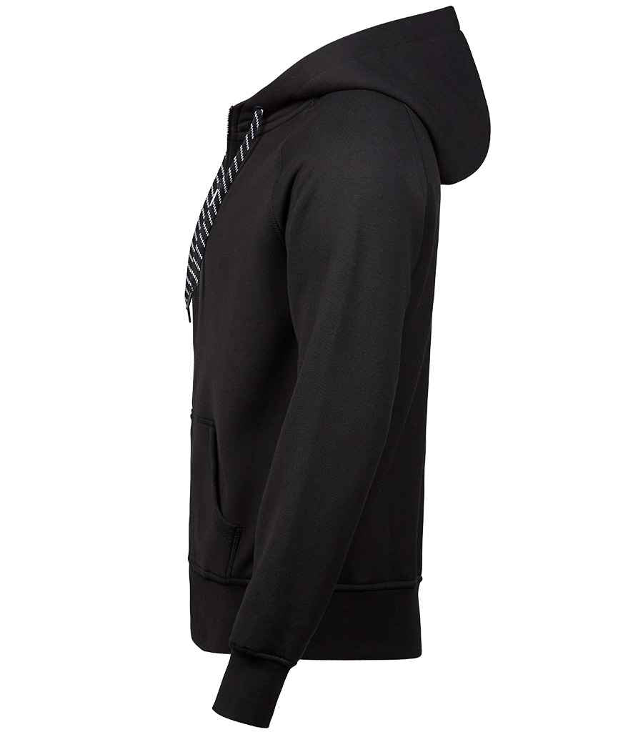 Tee Jays Fashion Zip Hooded Sweatshirt - Black