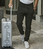 Tee Jays Ribbed Interlock Sweat Pants - Black